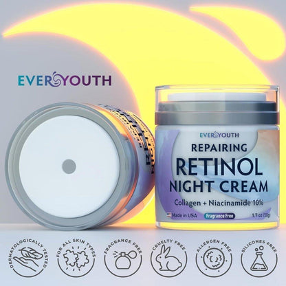 Anti Aging Night Moisturizer for Women with Retinol