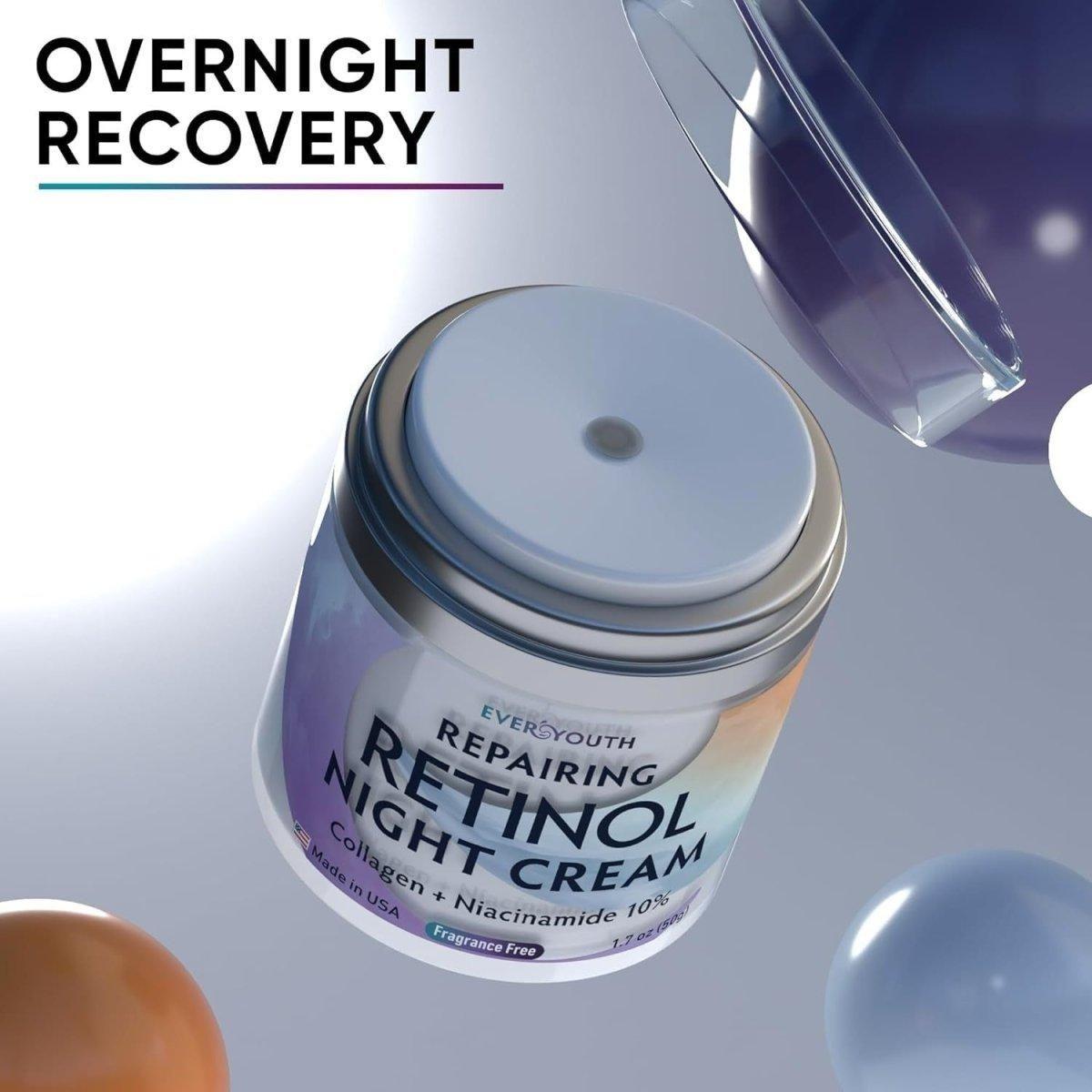 Anti Aging Night Moisturizer for Women with Retinol