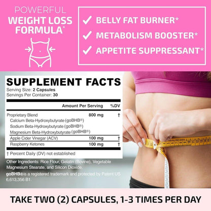 Powerful Weight Loss Pills for Women - 60 Capsules