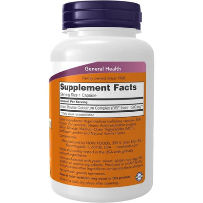 Natural Immune Support Colostrum Capsules 500mg