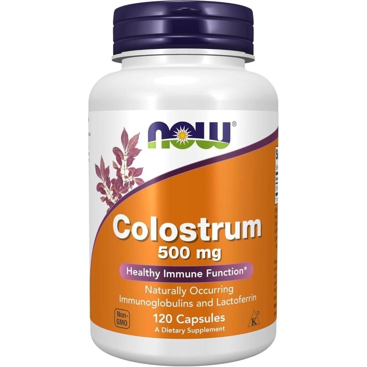 Natural Immune Support Colostrum Capsules 500mg - Mycosmeticslondon