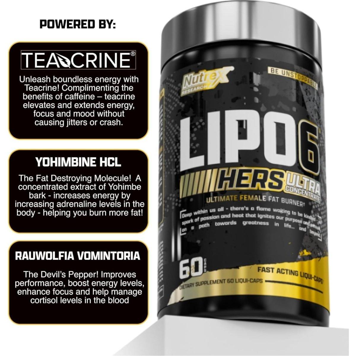 Strong Fat Burner Weight Loss Supplement 60 Liquid Caps