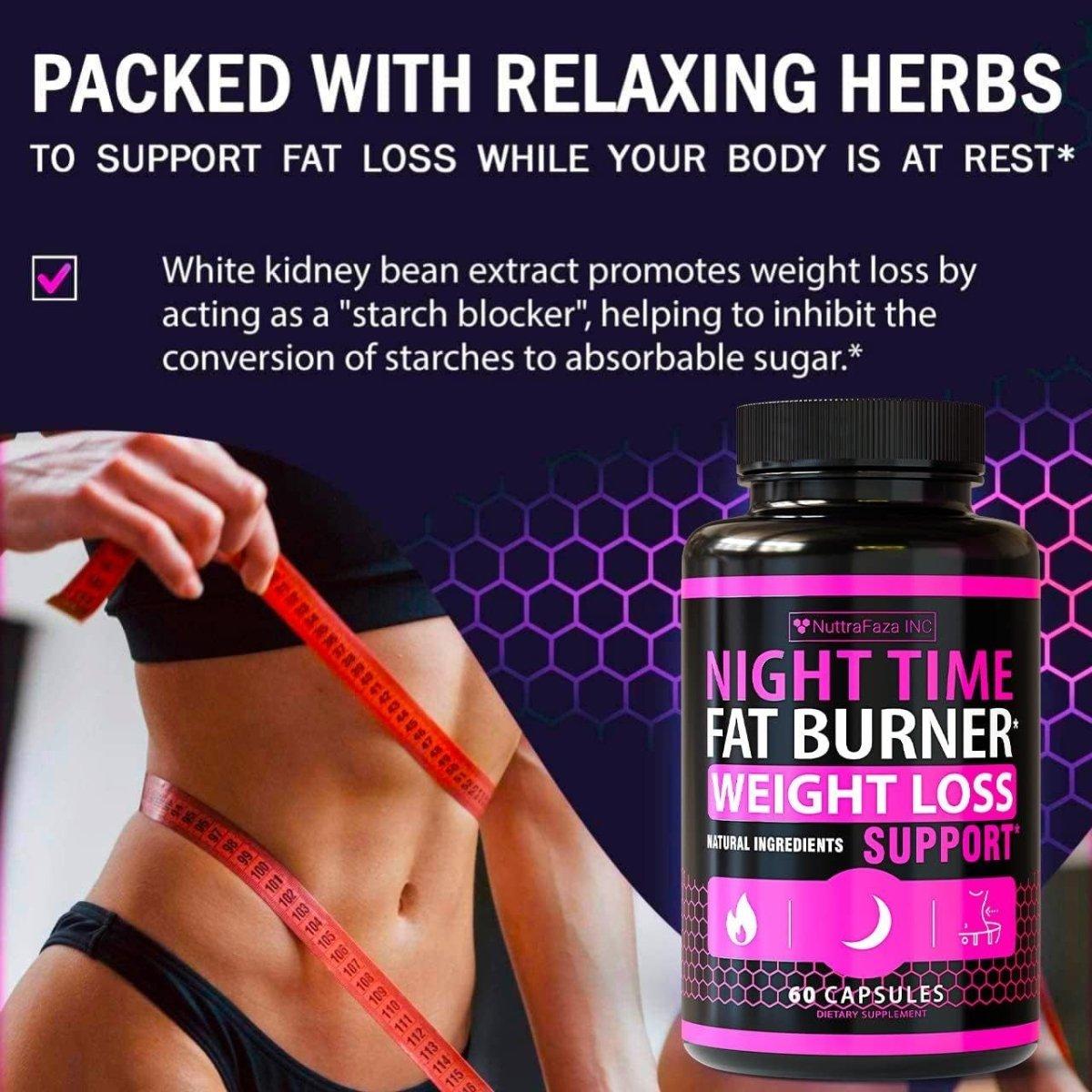 Natural Night Time Slimming Pills for Women Weight Loss