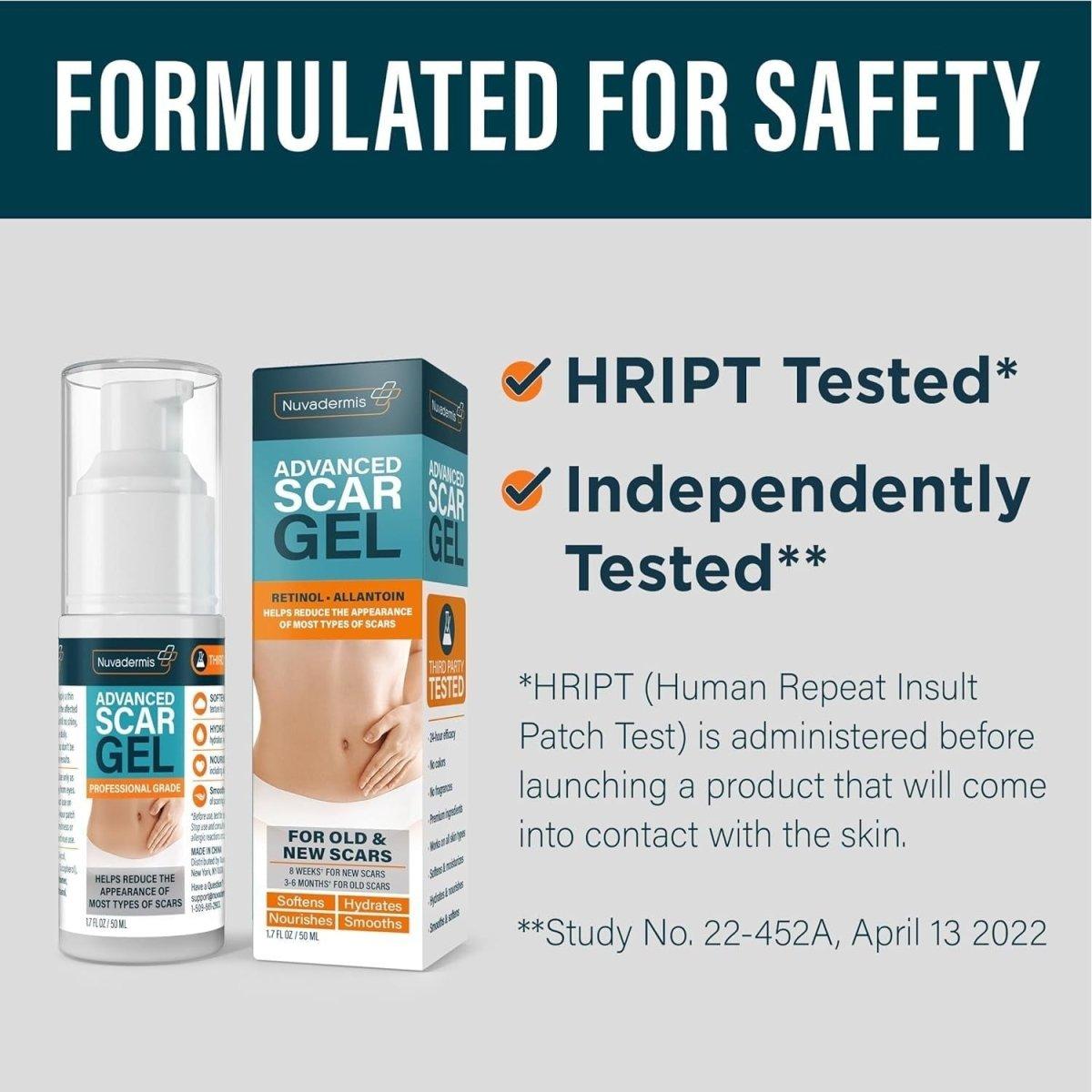 Effective Scar Remover Gel with Retinol and Silicone
