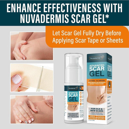 Silicone Scar Healing Pads - 4 Piece Set