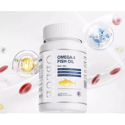 Premium Fish Oil Supplements - 60 Softgels