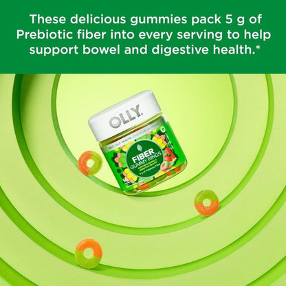 Delicious Fiber Gummy Vitamins - 50 Pack | 5g Fiber Supplement