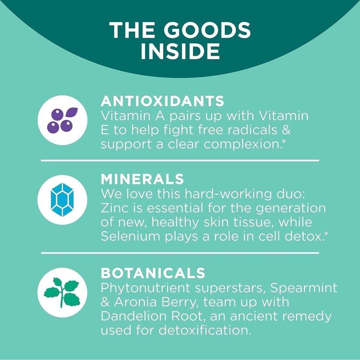 Glowing Skin Vitamin Gummies with Antioxidants