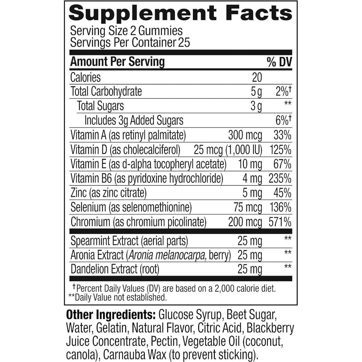 Glowing Skin Vitamin Gummies with Antioxidants