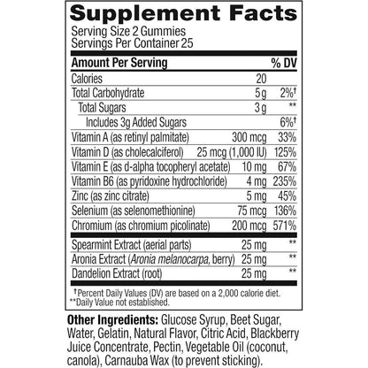 Glowing Skin Vitamin Gummies with Antioxidants