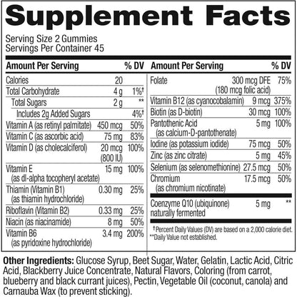 Men's Daily Multivitamin Gummies 90 Count