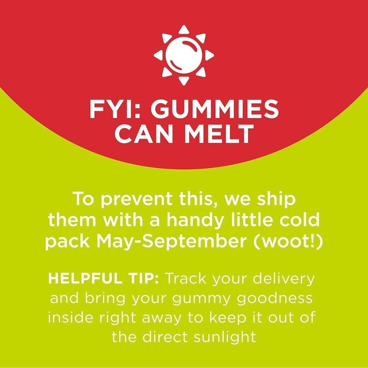 Delicious Probiotic Vitamin Gummies for Adults, 1 Billion CFU