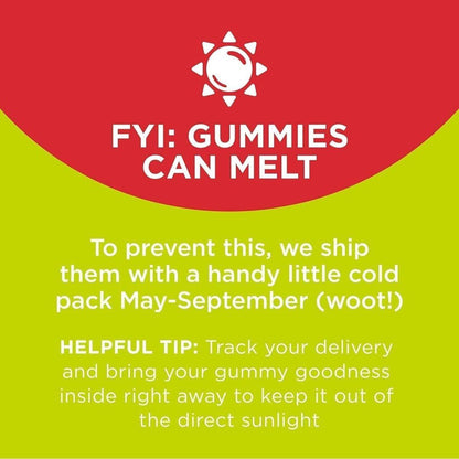 Delicious Probiotic Vitamin Gummies for Adults, 1 Billion CFU