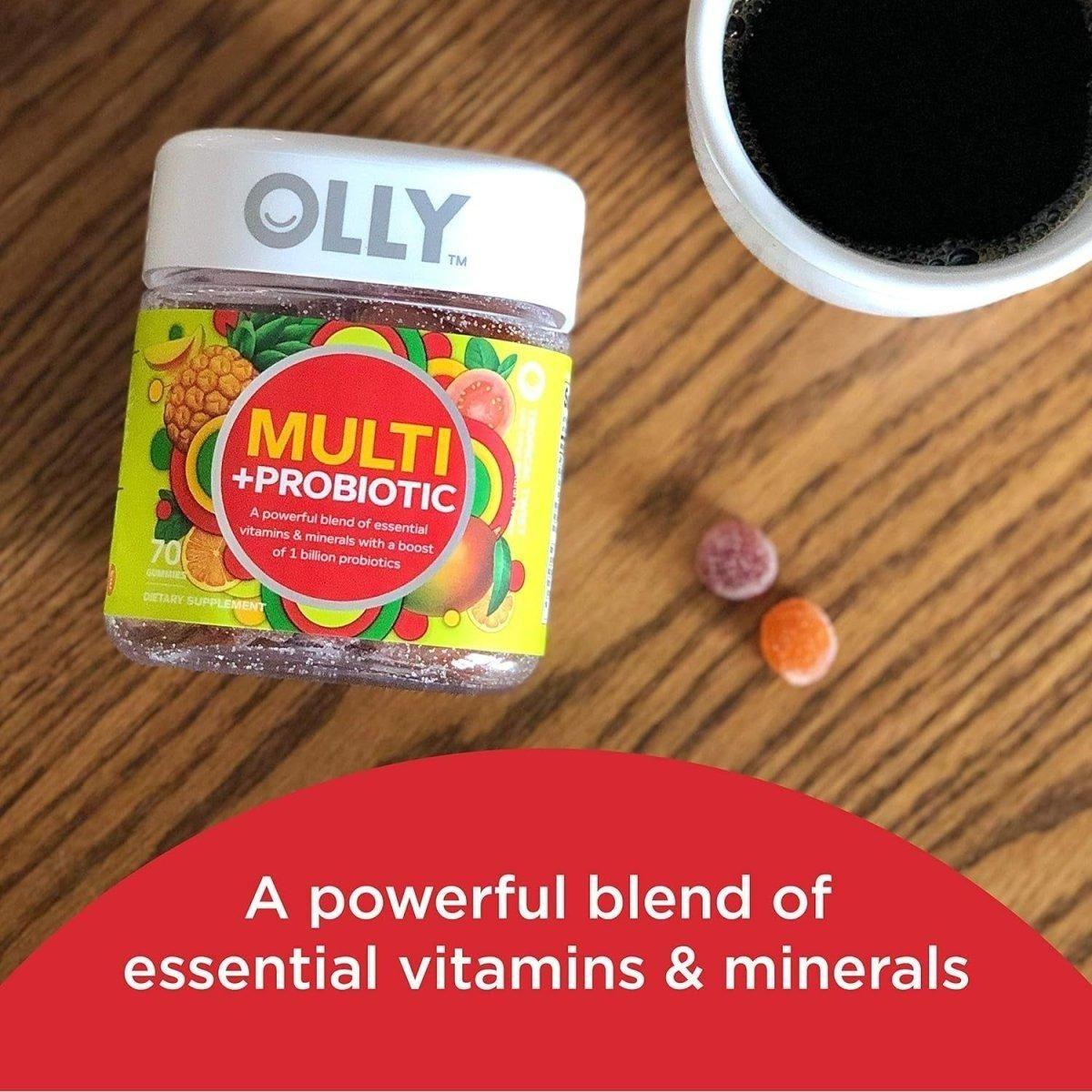 Delicious Probiotic Vitamin Gummies for Adults, 1 Billion CFU