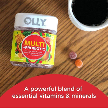 Delicious Probiotic Vitamin Gummies for Adults, 1 Billion CFU