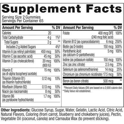 Delicious Women's Daily Gummy Multivitamin 130 Pack