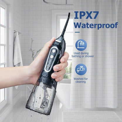 Compact Rechargeable Oral Flosser for Deep Dental Care