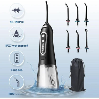 Compact Rechargeable Oral Flosser for Deep Dental Care - Mycosmeticslondon