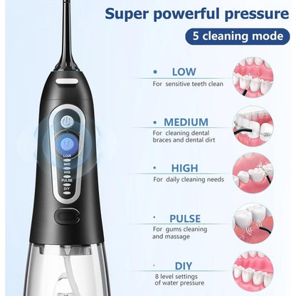 Compact Rechargeable Oral Flosser for Deep Dental Care