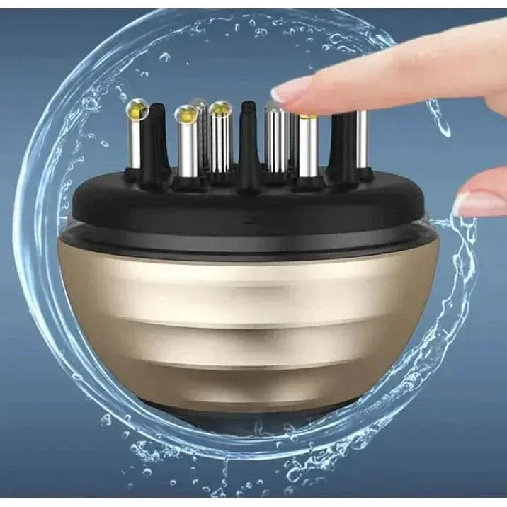 Travel Scalp Massager Comb Compact 30ml Hair Care Tool