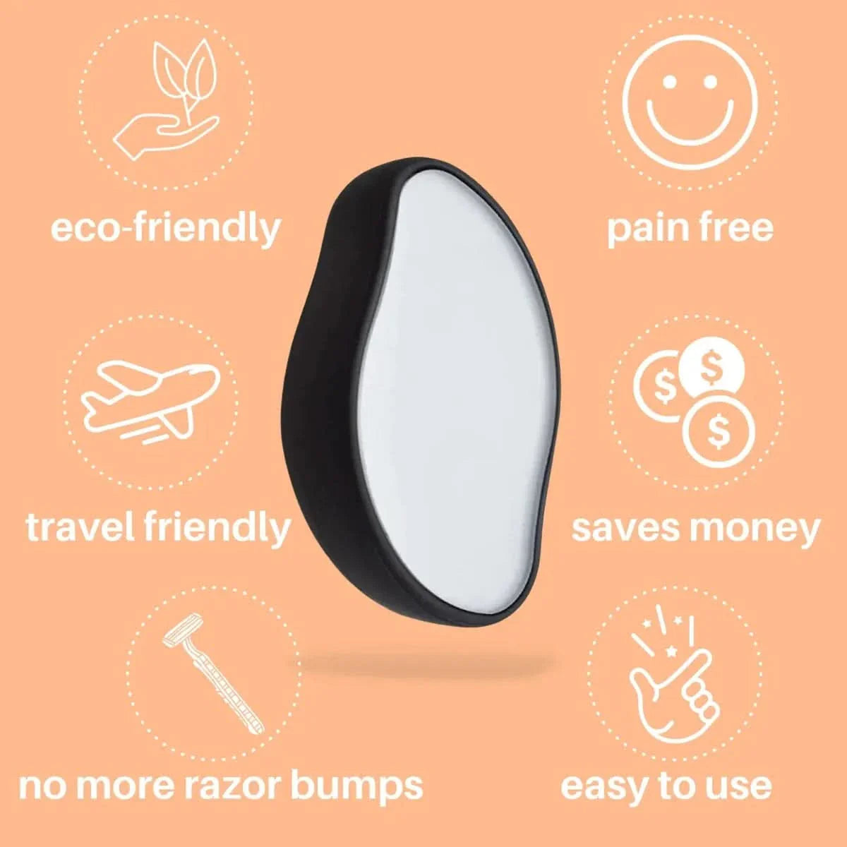 Easy Glide Crystal Razor for Smooth Shaving