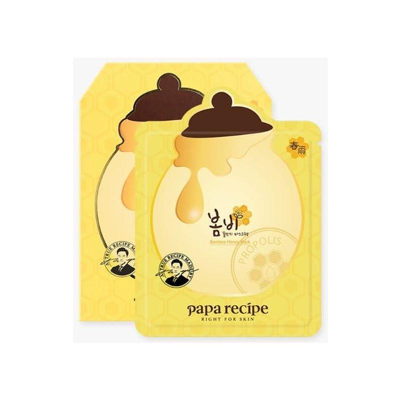 Natural Honey Face Mask Set - 10 Pack Soothing Sheets