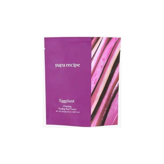 Gentle Exfoliating Toner Pads with Soothing Eggplant Extract - Mycosmeticslondon