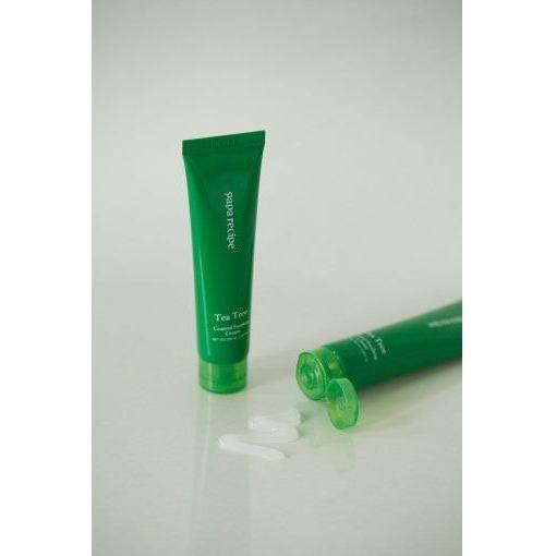 Natural Tea Tree Moisturizing Cream for Acne Skin Care