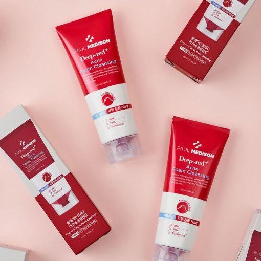 Effective Red Acne Face Wash 155ml | Soothing Acne Skin Care