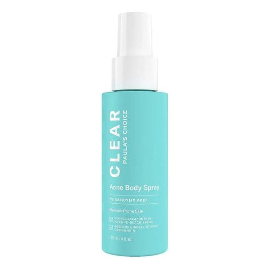 Salicylic Acid Acne Spray for Body & Back Breakouts - Mycosmeticslondon
