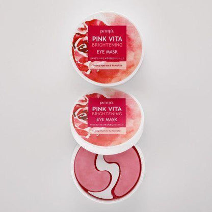Natural Pink Eye Masks for Dark Circles & Puffiness