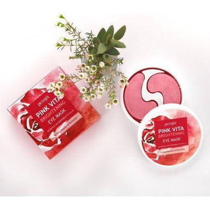 Natural Pink Eye Masks for Dark Circles & Puffiness