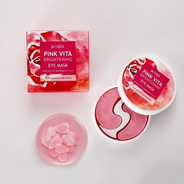 Natural Pink Eye Masks for Dark Circles & Puffiness