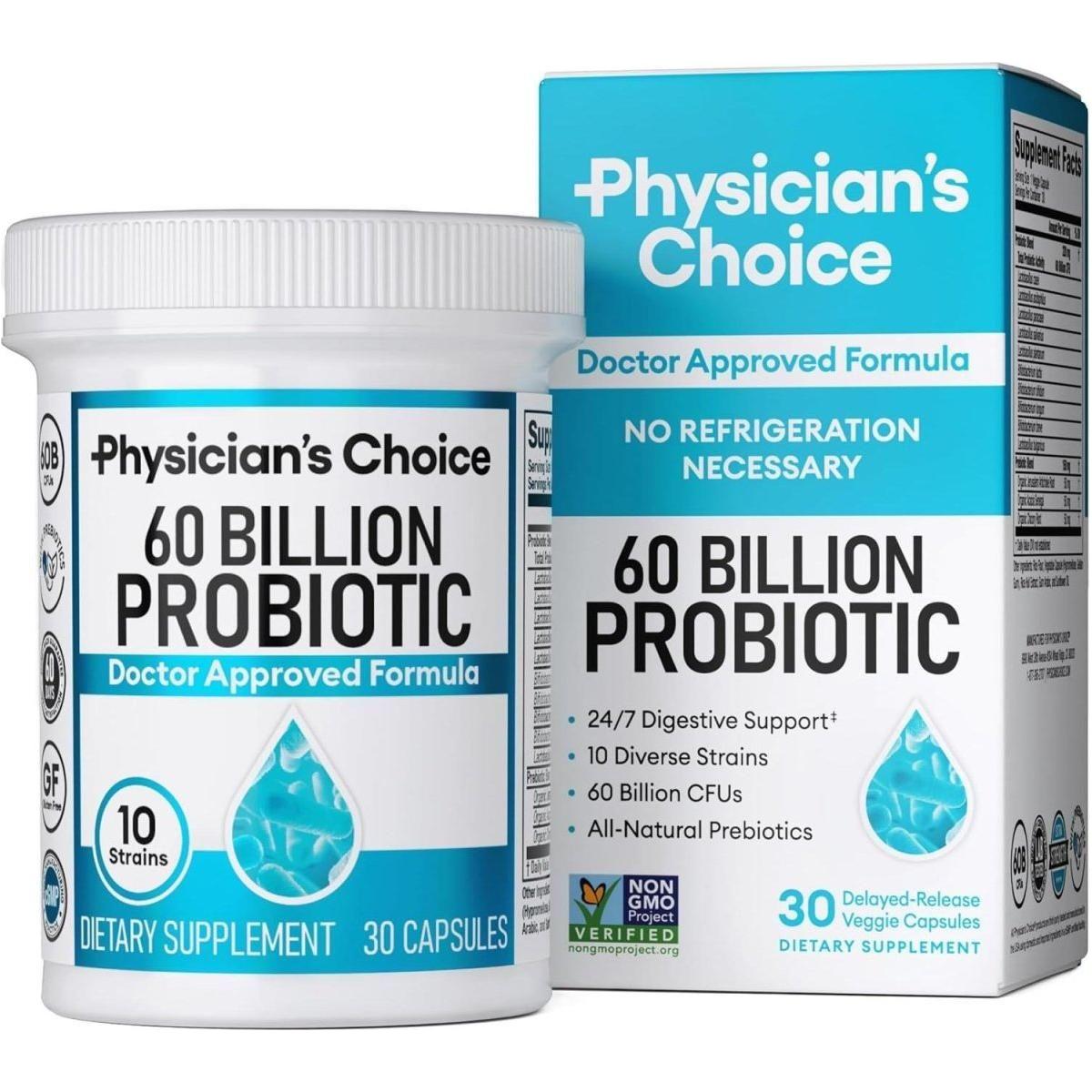 Ultra Strength Probiotic Supplement 60 Billion CFU - Mycosmeticslondon