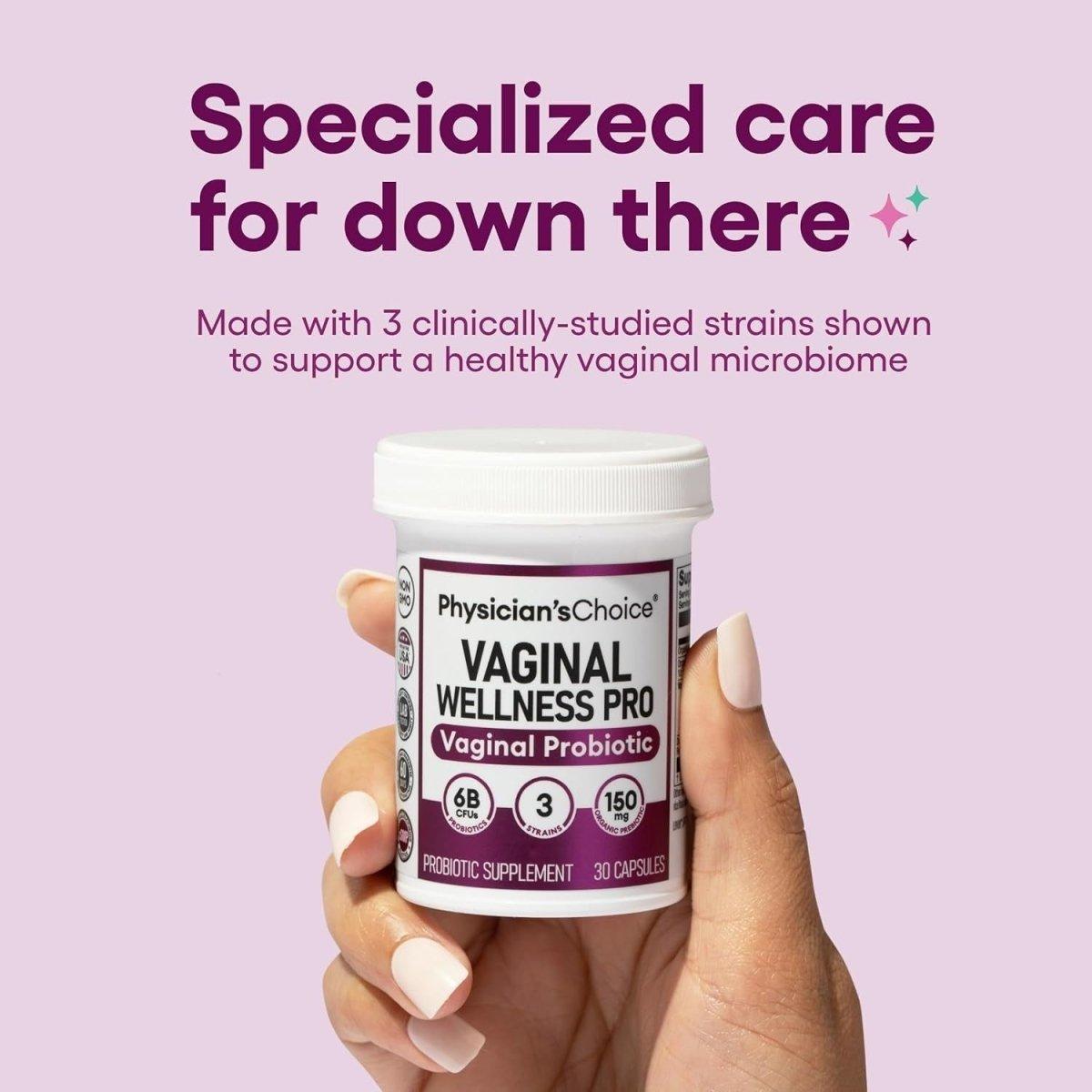 Natural Vaginal Health Probiotic Supplement Tablets