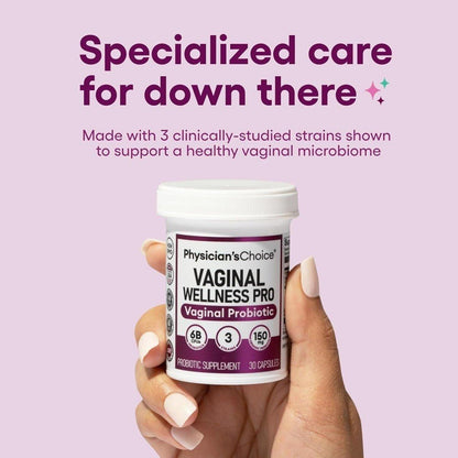 Natural Vaginal Health Probiotic Supplement Tablets