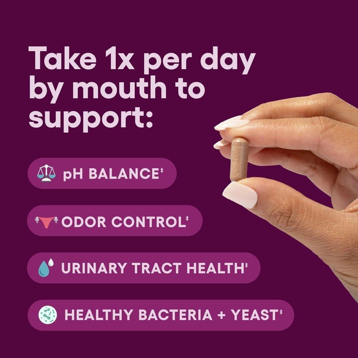 Natural Vaginal Health Probiotic Supplement Tablets