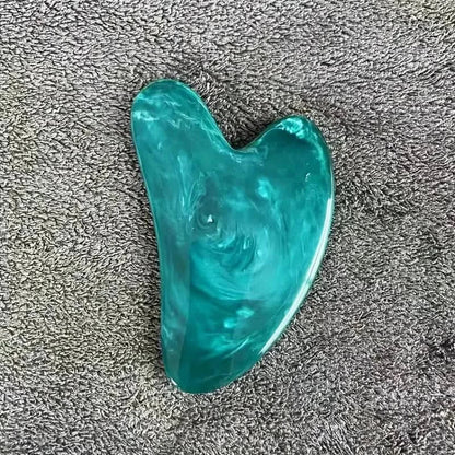 Green Jade Facial Massager Tool