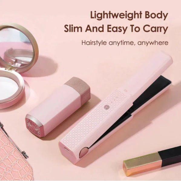 Portable Travel Hair Straightener & Curler