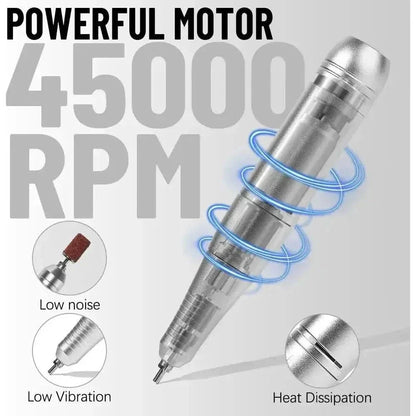 Compact Professional Nail Drill Kit