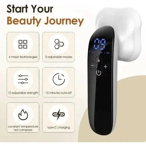 Compact Body Contouring Tool - 4-in-1 Fat Reduction System
