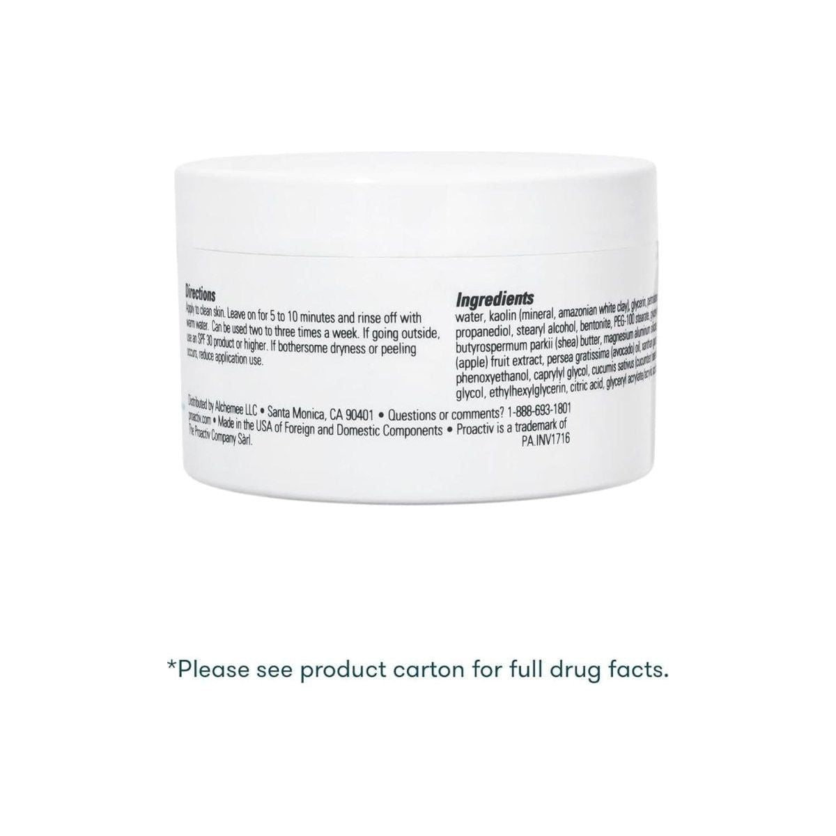 Natural Clay Face Mask 89ml - Purifying & Hydrating Skin