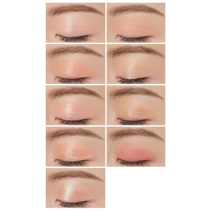 Vibrant Coral Peach Eyeshadow Palette