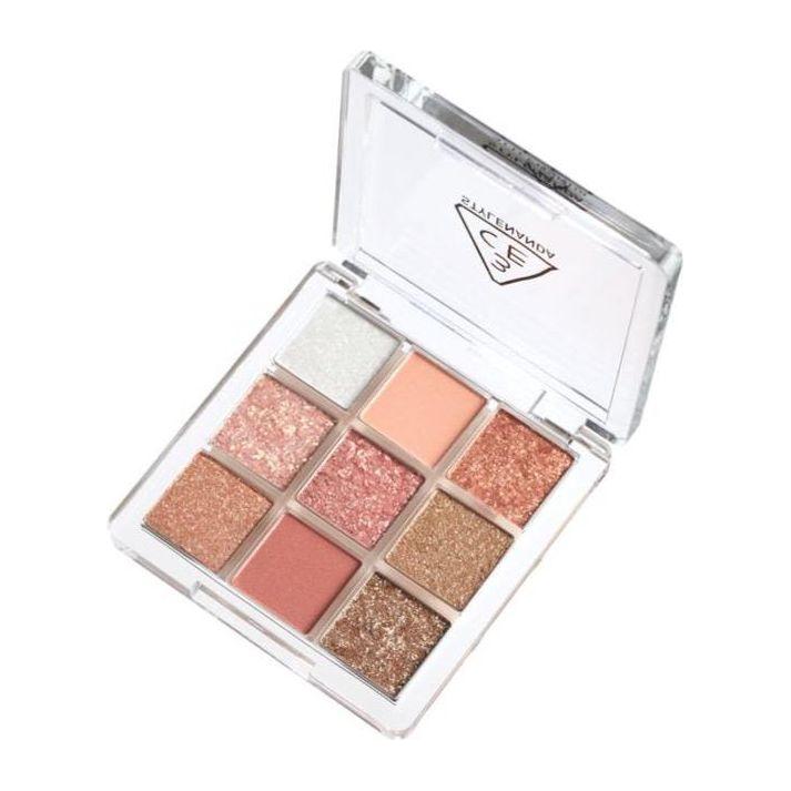 Vibrant Coral Peach Eyeshadow Palette