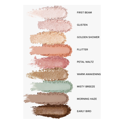 Natural Floral 9 Shade Vegan Eyeshadow Palette