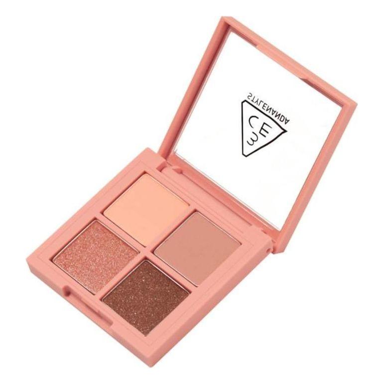 Compact Mini Eyeshadow Palette - Soft Mauve Shades