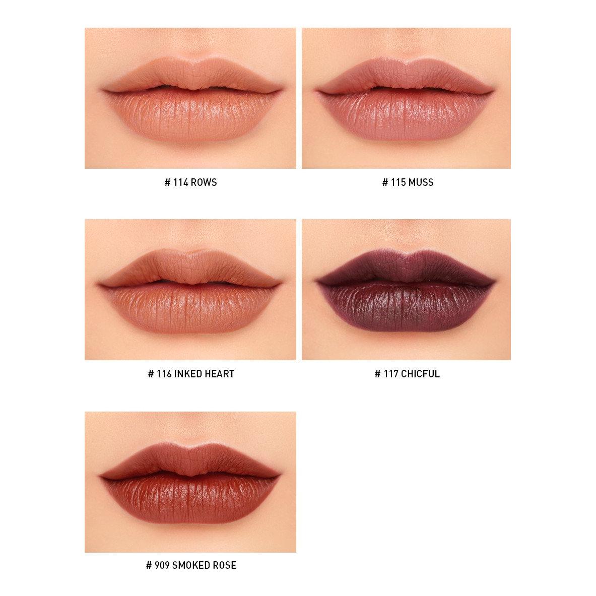 Velvety Soft Matte Lipstick 5 Shades Available