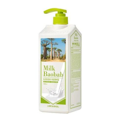 Nourishing Baobab Hair Mask 1000ml - Lime & Basil - Mycosmeticslondon