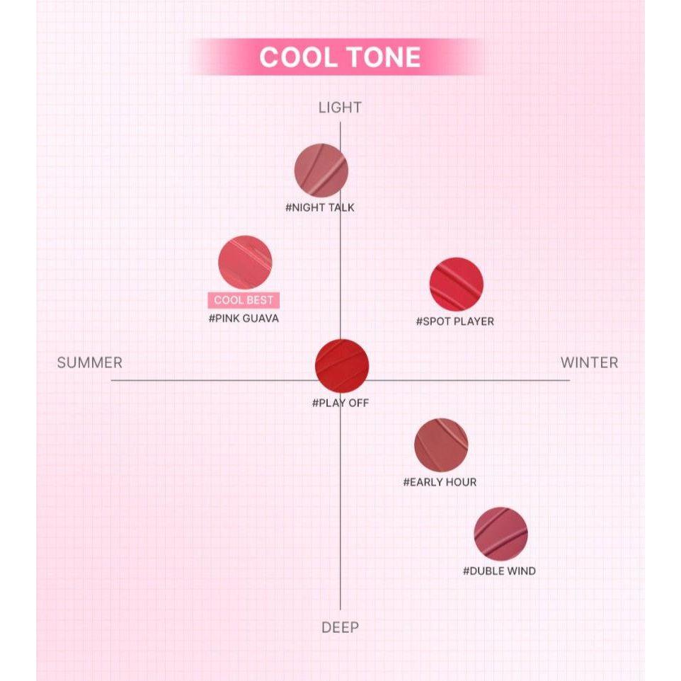 Natural Matte Lip Tint with Long Lasting Finish
