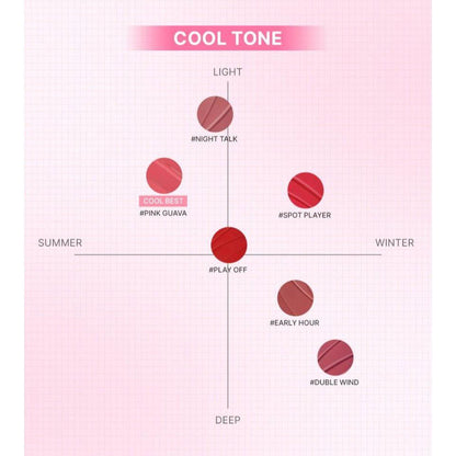 Natural Matte Lip Tint with Long Lasting Finish